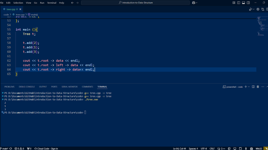 Binary Tree Code